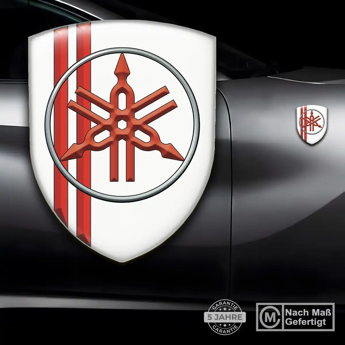 Yamaha Aufkleber Emblem Wappen Luxus-Edition