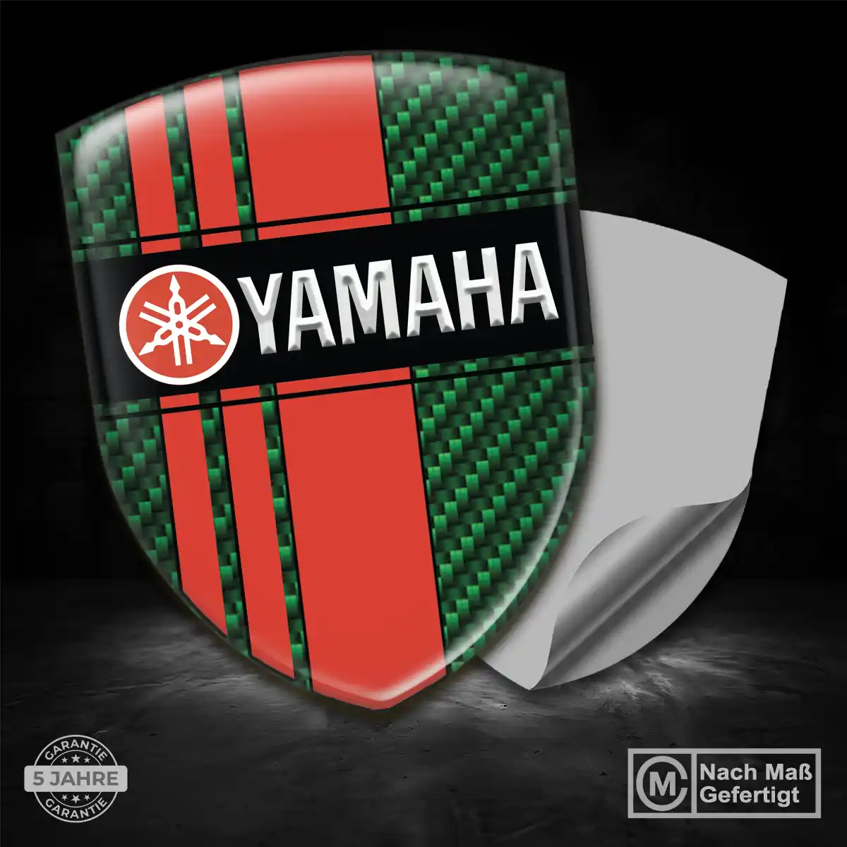Yamaha Aufkleber Emblem Wappen Modernes Design