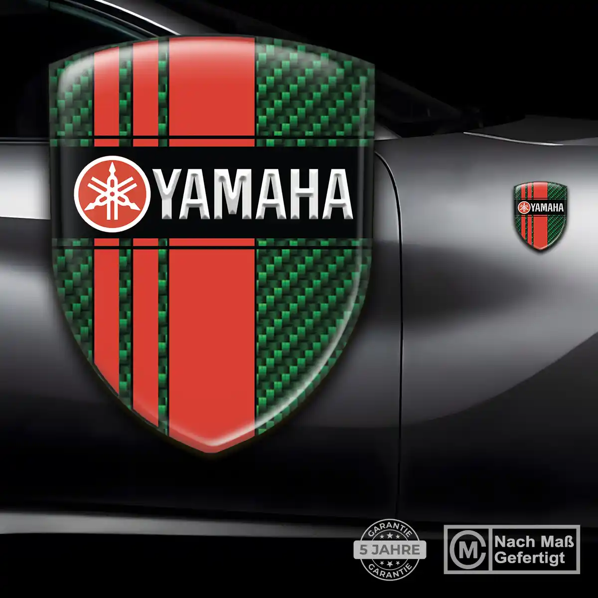 Yamaha Aufkleber Emblem Wappen Modernes Design