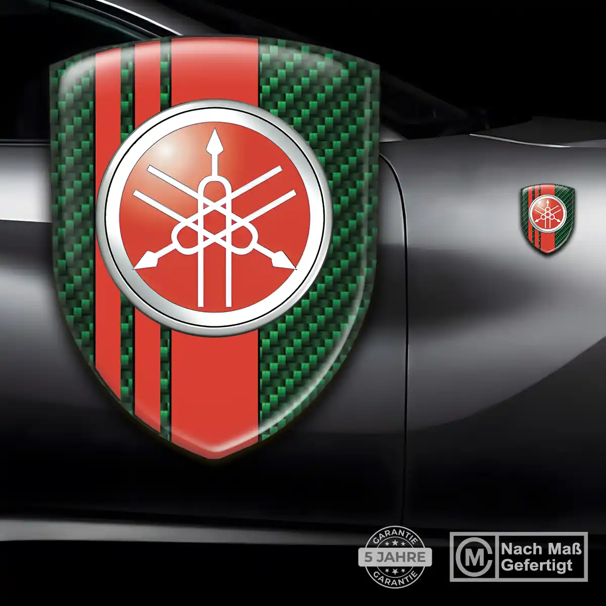 Yamaha Aufkleber Emblem Wappen Premiumqualität