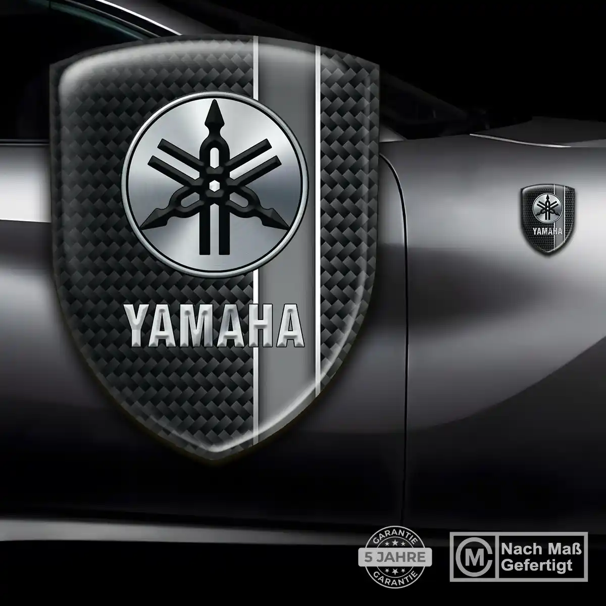 Yamaha Aufkleber Embleme Silikon Anspruchsvolles Design