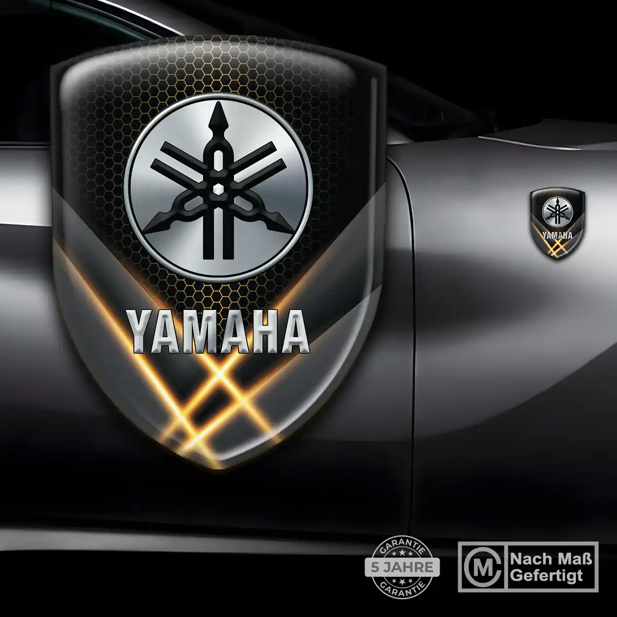 Yamaha Aufkleber Embleme Silikon Auto Elegantes Design