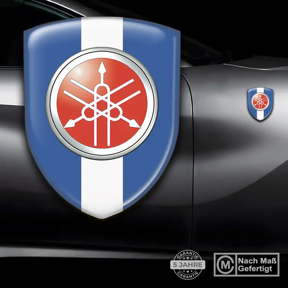 Yamaha Aufkleber Embleme Silikon Auto Exklusiv-Edition