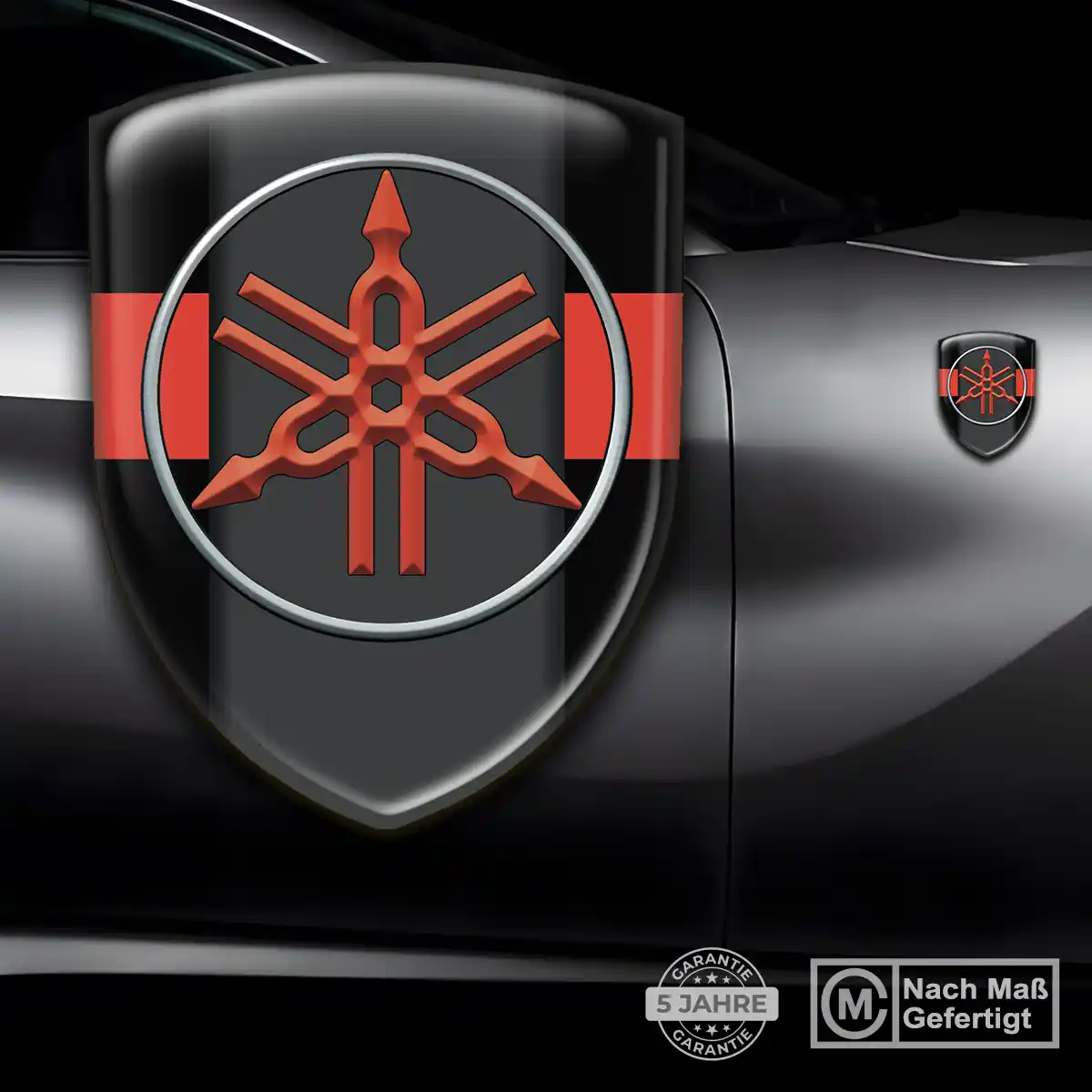 Yamaha Aufkleber Embleme Silikon Auto Hochwertiges Harz