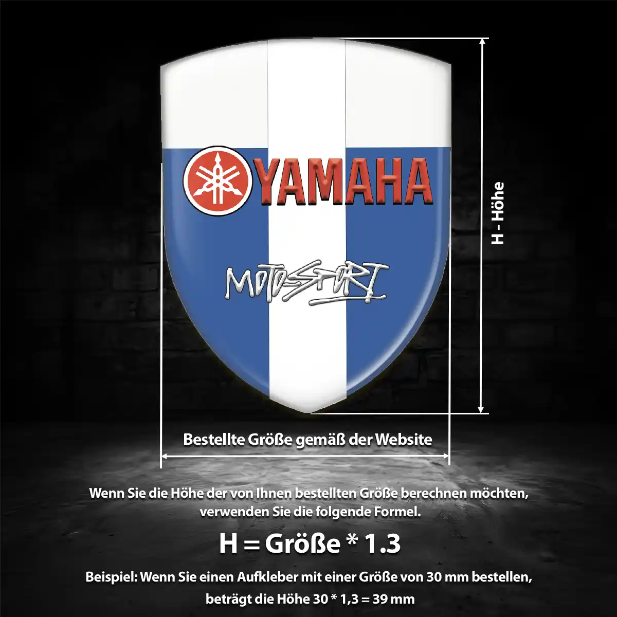 Yamaha Aufkleber Embleme Silikon Auto Modernes Design