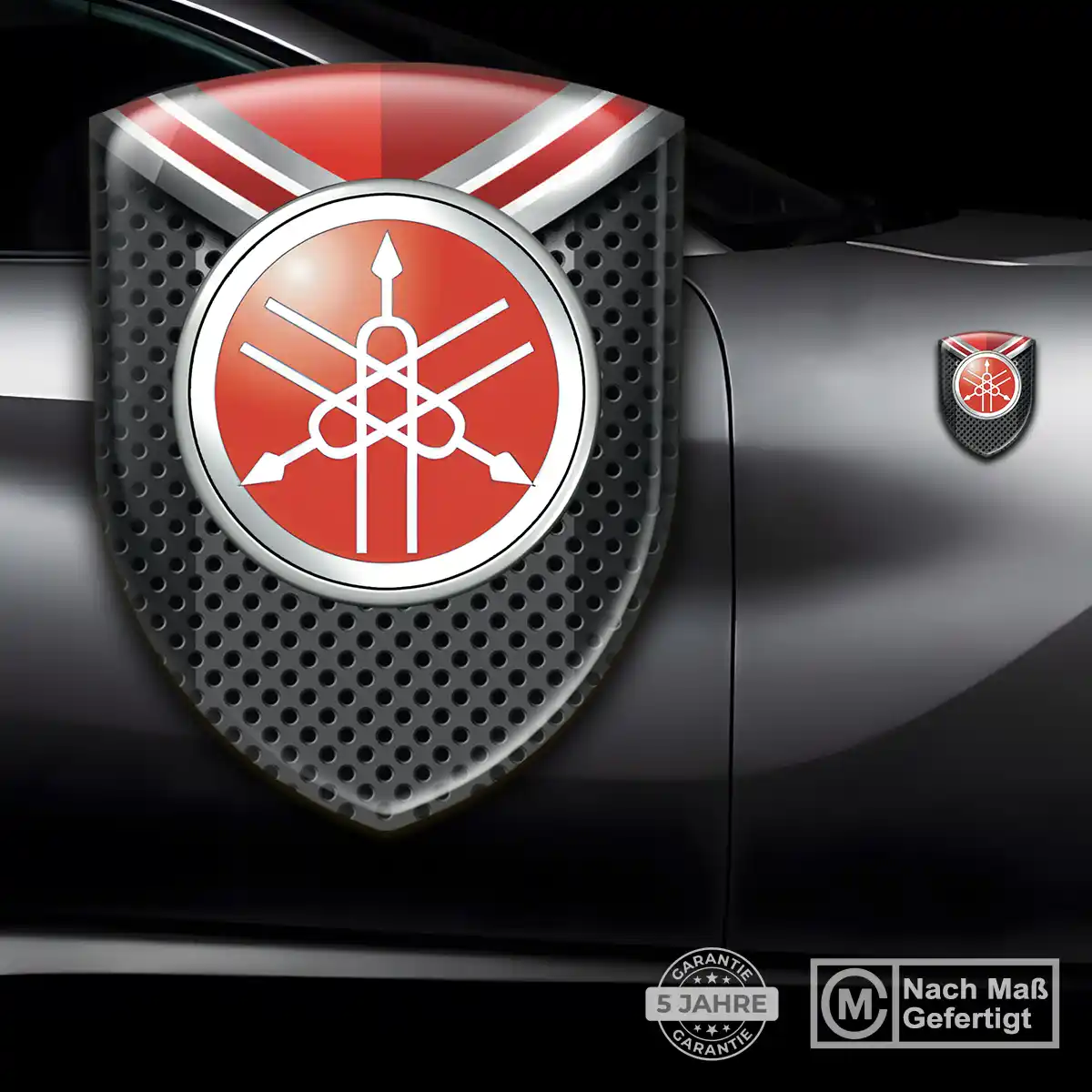 Yamaha Aufkleber Embleme Silikon Auto Premium-Edition