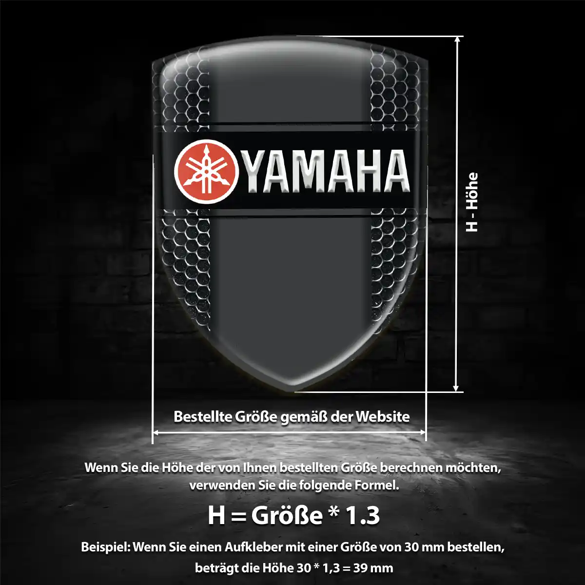 Yamaha Aufkleber Embleme Silikon Auto Stilvolles Design