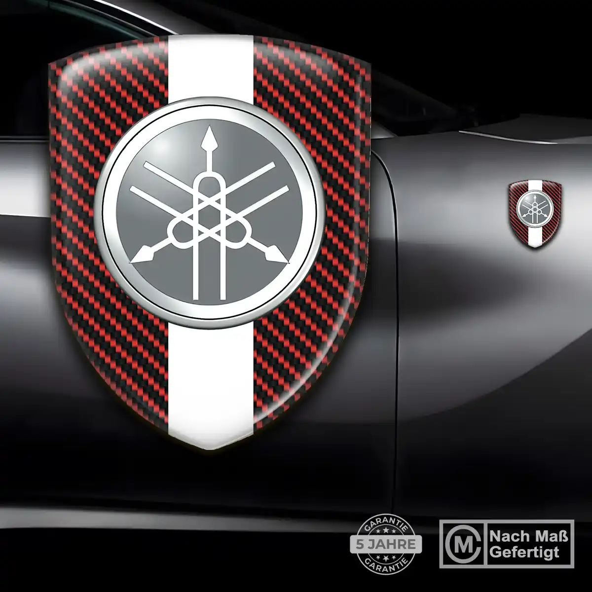 Yamaha Aufkleber Embleme Silikon Auto Tuningfahrzeug