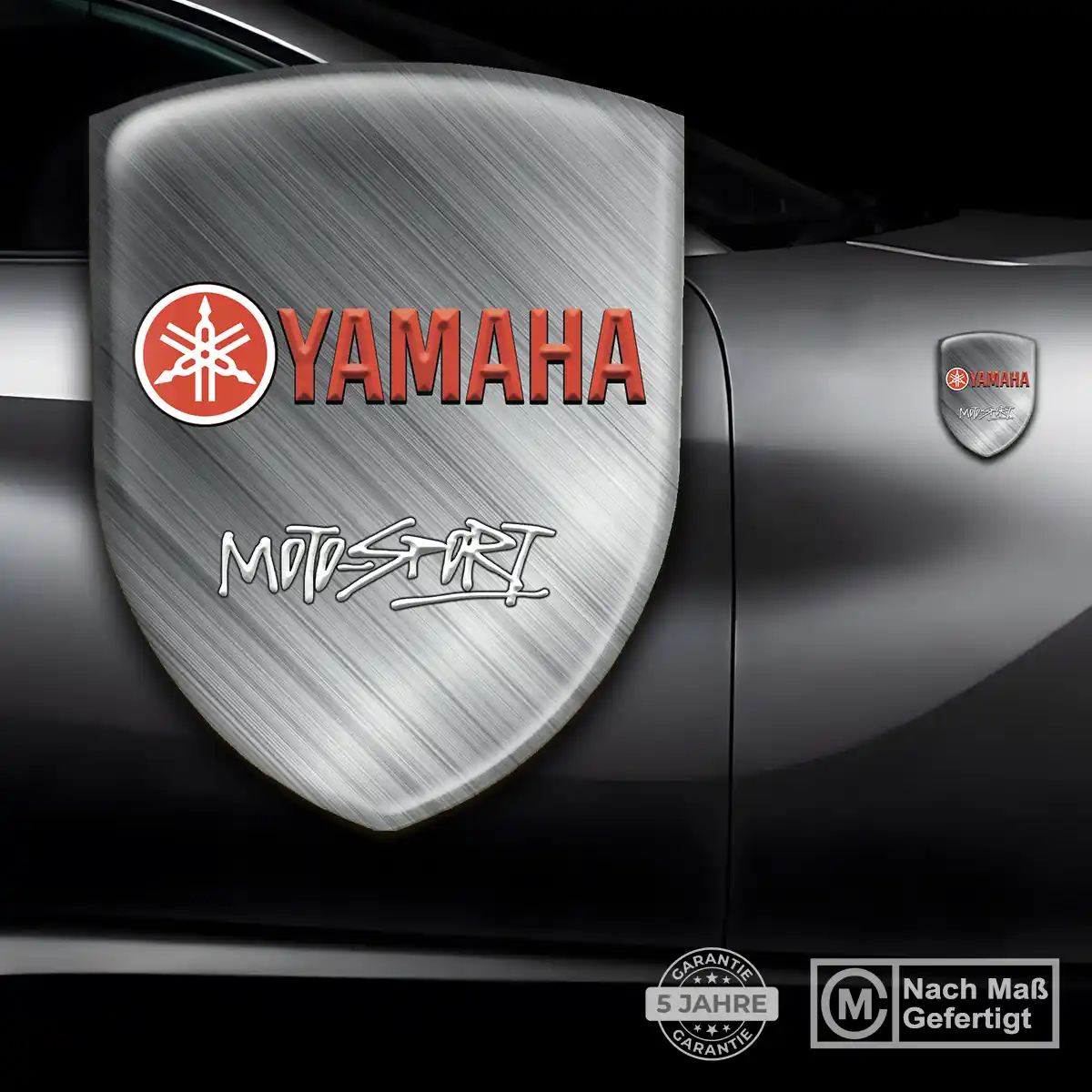 Yamaha Aufkleber Embleme Silikon Exklusiv-Edition