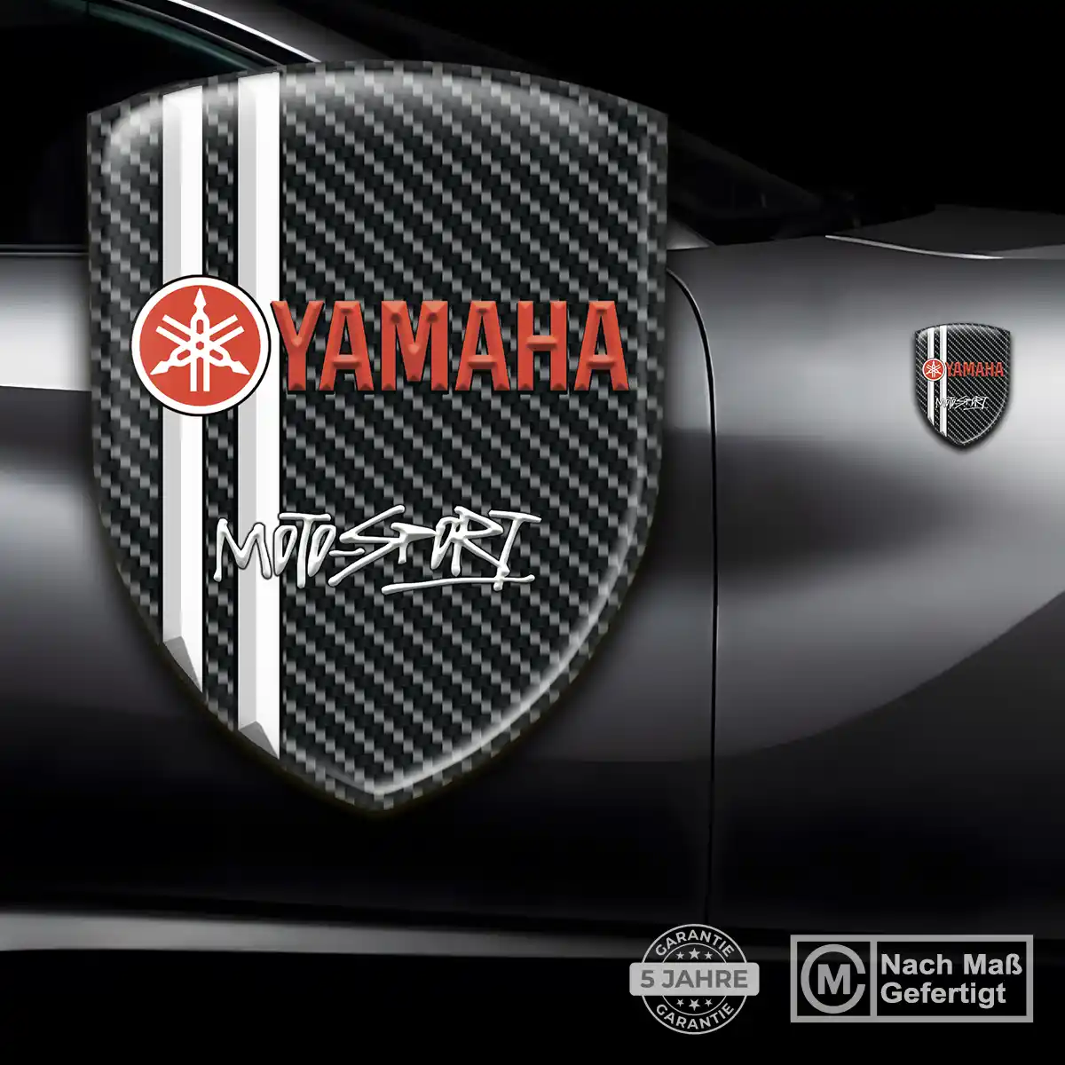 Yamaha Aufkleber Embleme Silikon Höchste Qualität