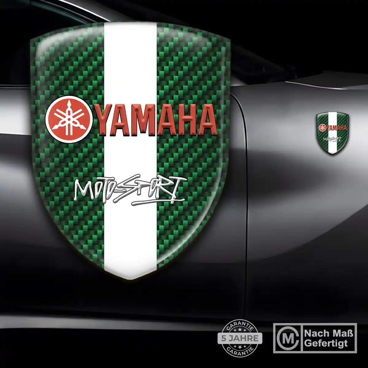 Yamaha Aufkleber Embleme Silikon Luxus-Edition