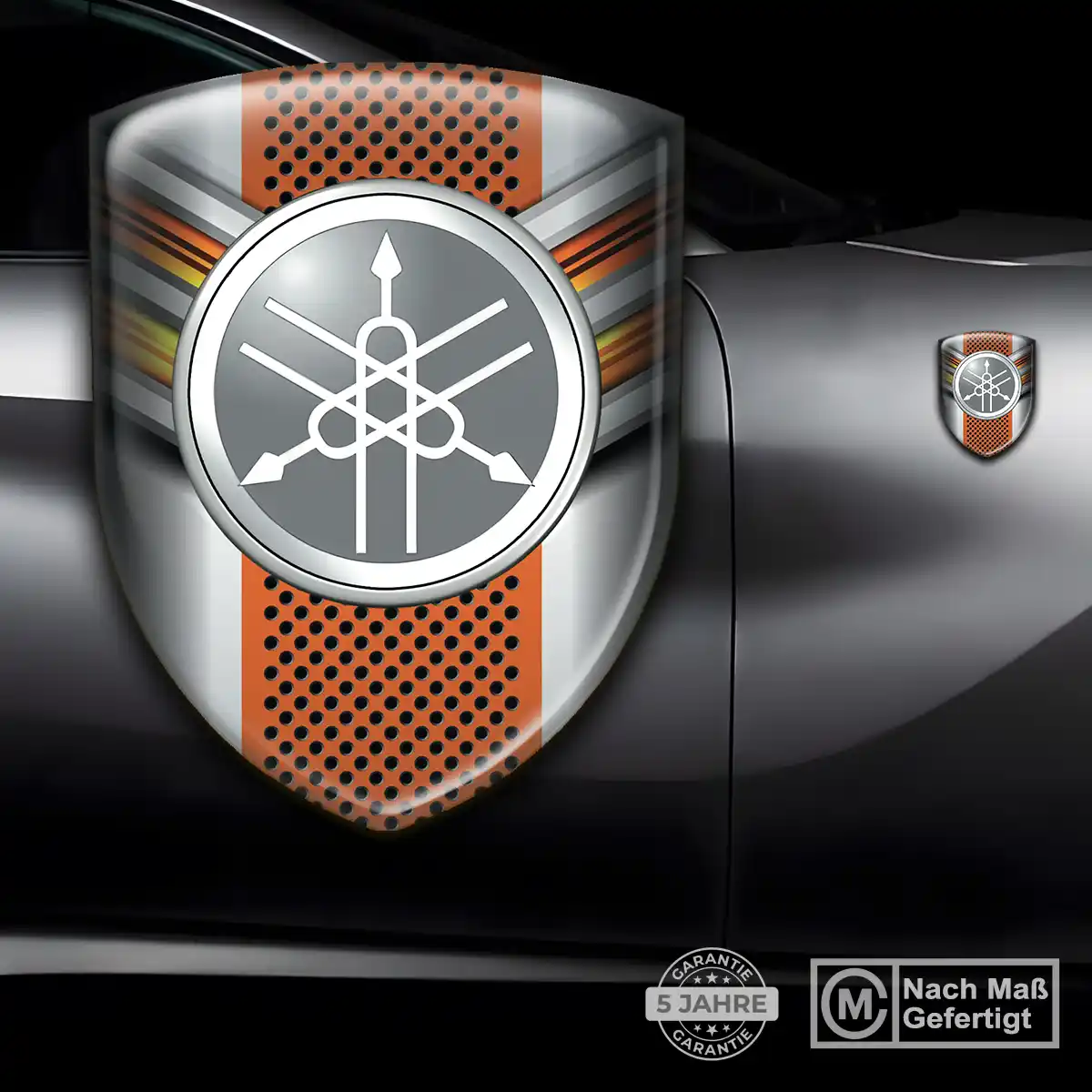 Yamaha Aufkleber Embleme Silikon Markenedition