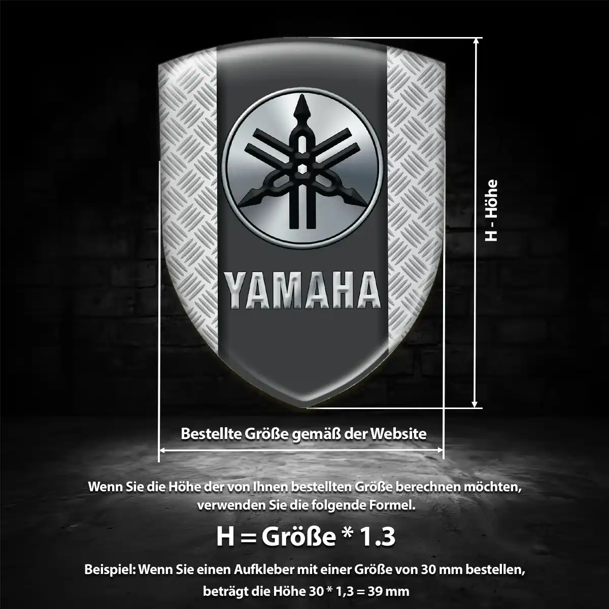 Yamaha Aufkleber Embleme Silikon Spitzenqualität
