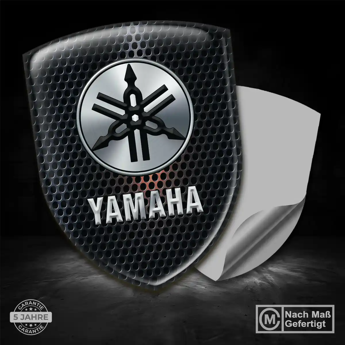 Yamaha Aufkleber Embleme Silikon Stilvolles Design
