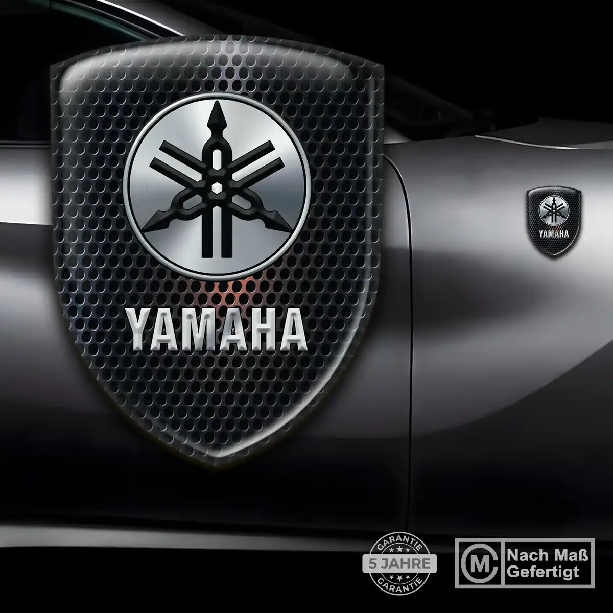 Yamaha Aufkleber Embleme Silikon Stilvolles Design
