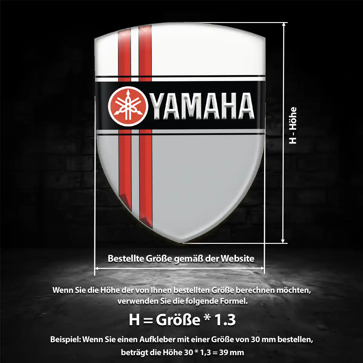 Yamaha Aufkleber Erstklassige Qualität