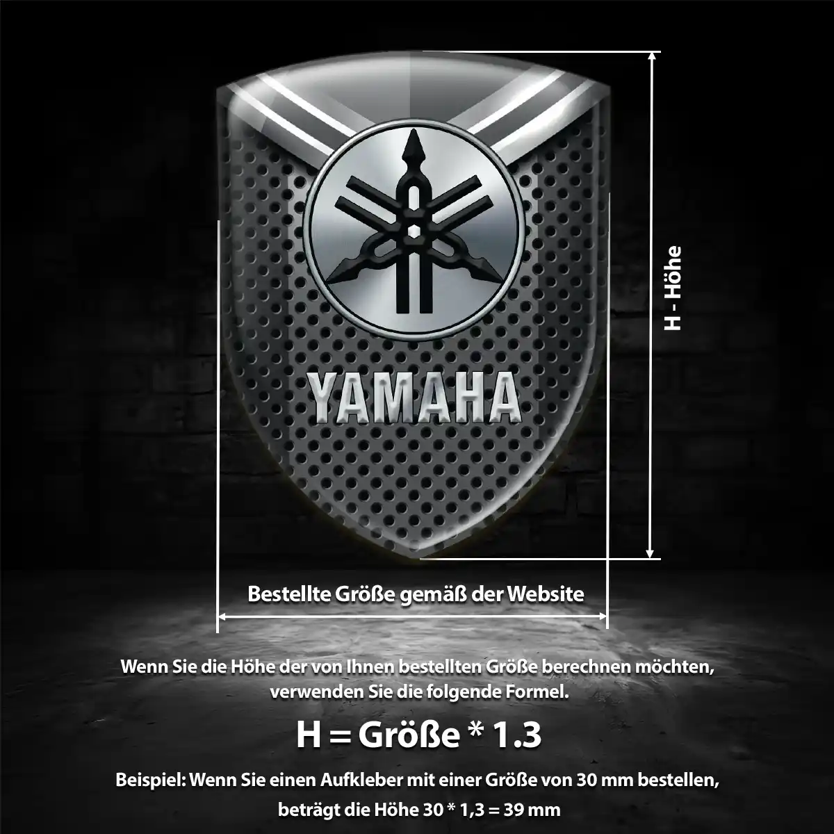 Yamaha Aufkleber Exklusiv-Edition