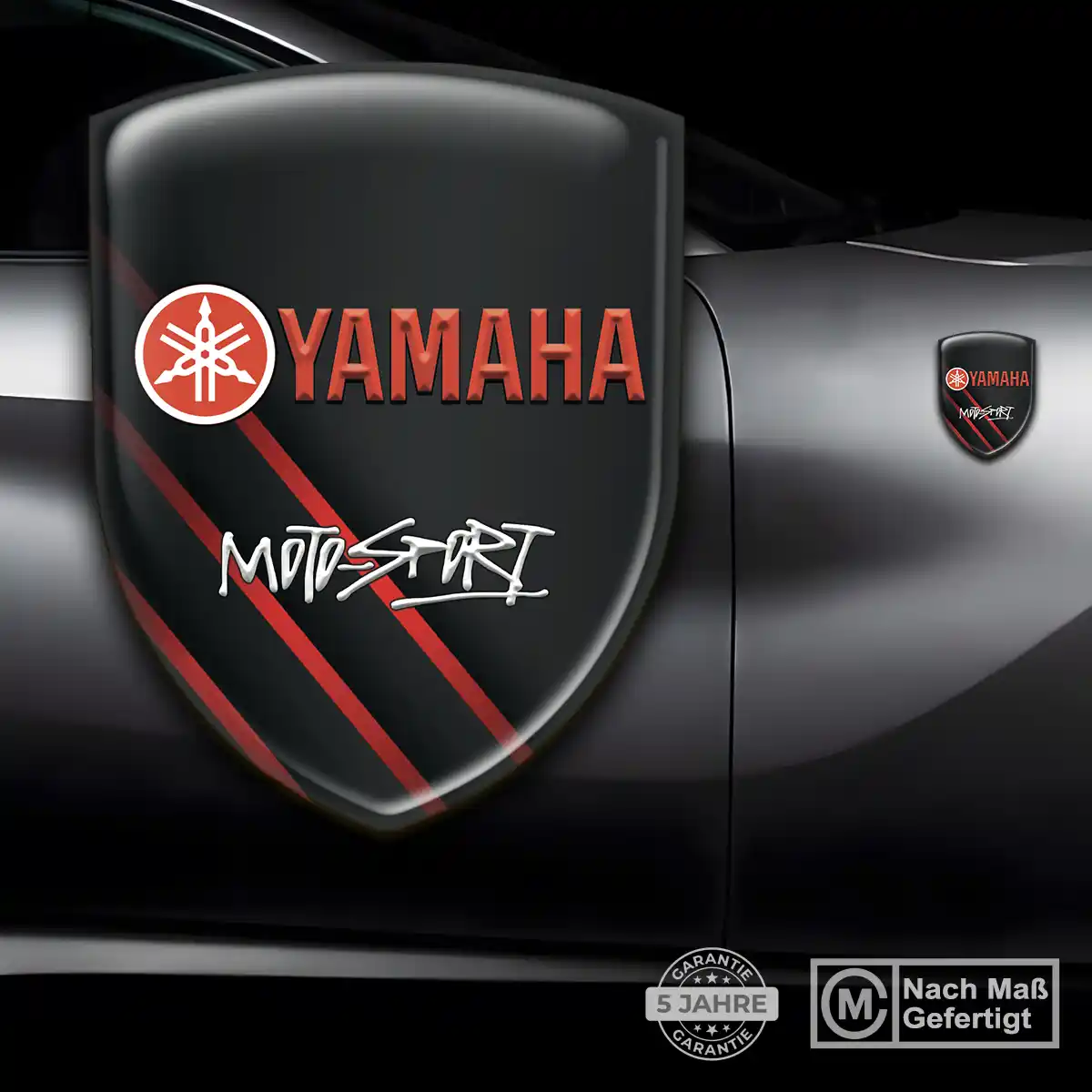 Yamaha Aufkleber Exterieurdesign