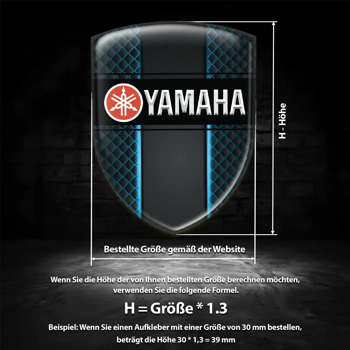 Yamaha Aufkleber Hohe Qualität