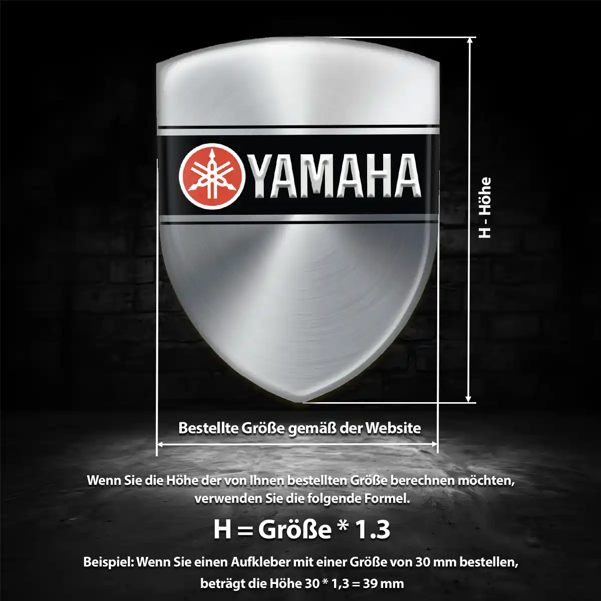 Yamaha Aufkleber Luxus-Edition