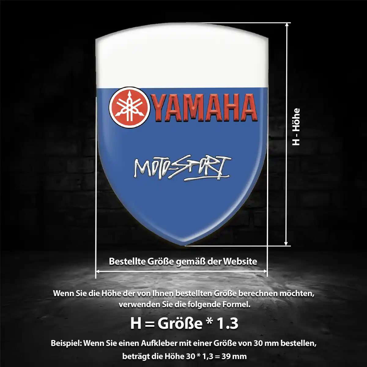 Yamaha Aufkleber Markenedition