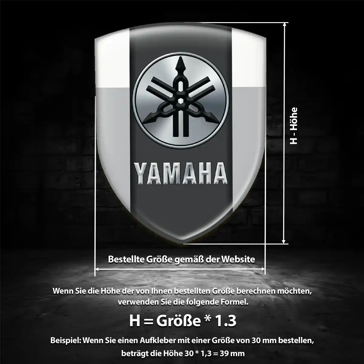 Yamaha Aufkleber Premium-Edition