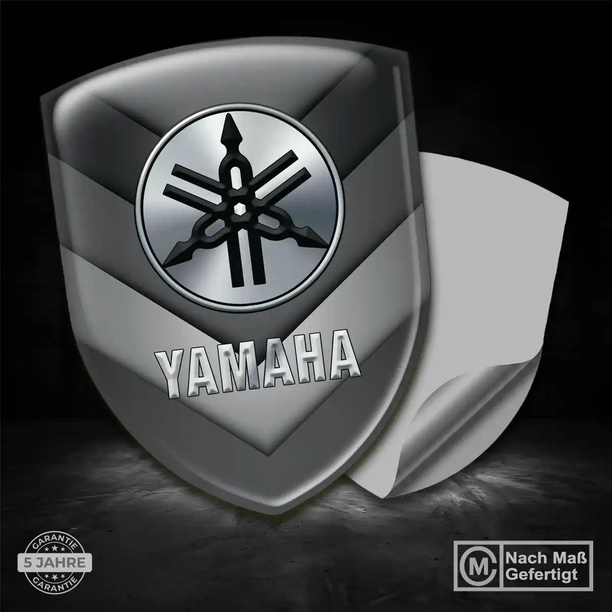 Yamaha Aufkleber Silikon Embleme Ausdrucksstarkes Design