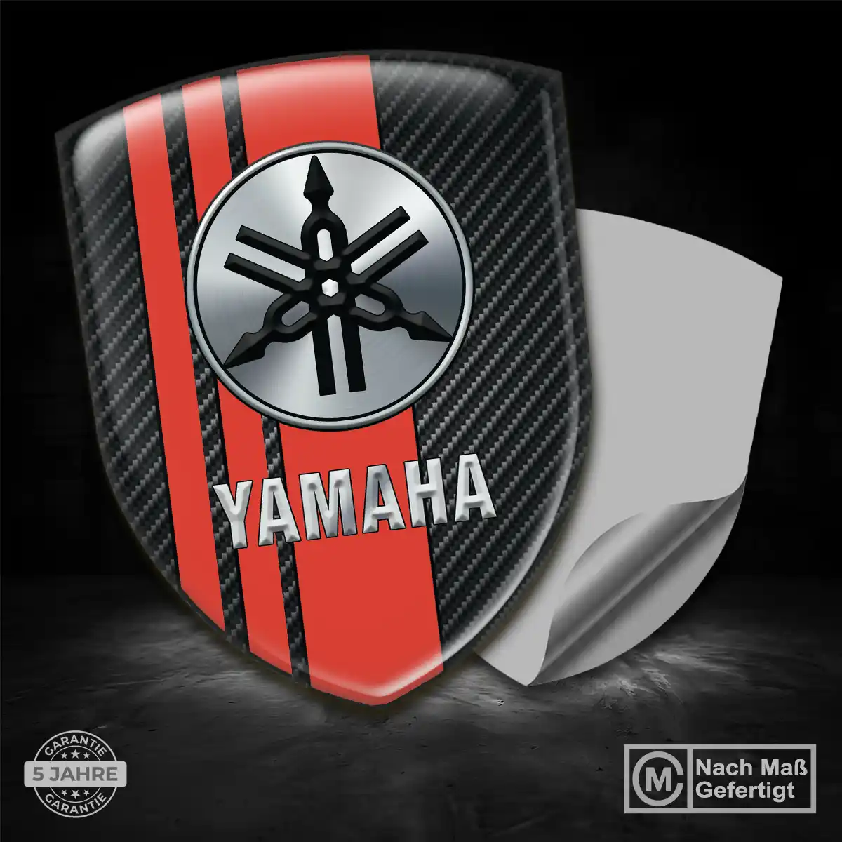 Yamaha Aufkleber Silikon Embleme Auto Edles Design
