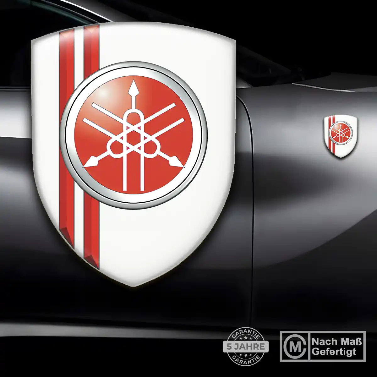 Yamaha Aufkleber Silikon Embleme Auto Elegantes Design