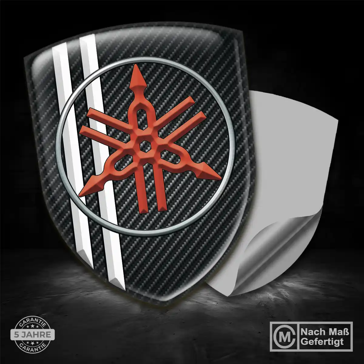 Yamaha Aufkleber Silikon Embleme Auto Interieurdesign