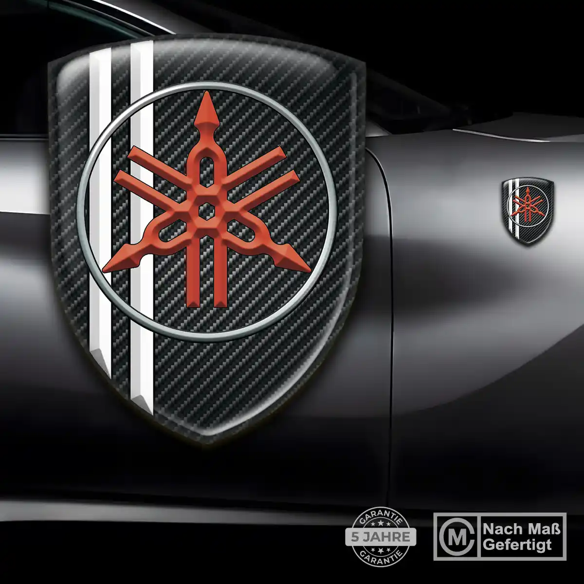 Yamaha Aufkleber Silikon Embleme Auto Interieurdesign