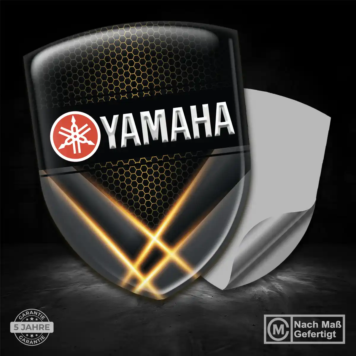 Yamaha Aufkleber Silikon Embleme Auto Markenedition