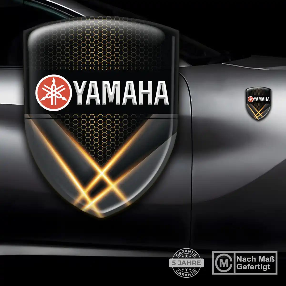 Yamaha Aufkleber Silikon Embleme Auto Markenedition