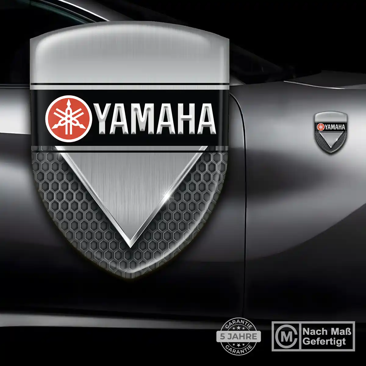 Yamaha Aufkleber Silikon Embleme Auto Premium-Edition
