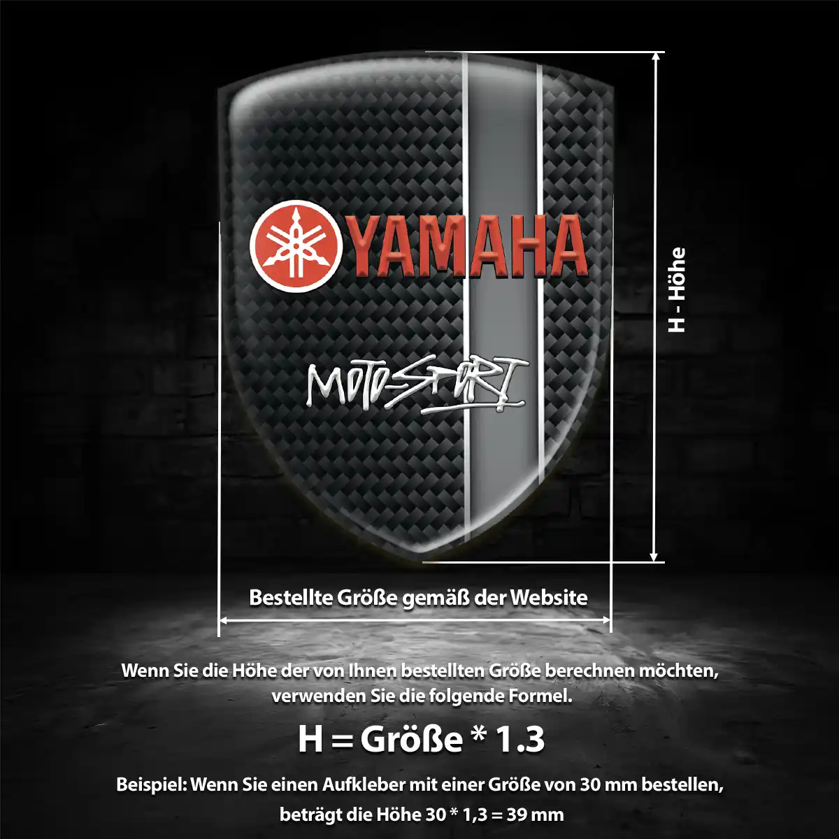 Yamaha Aufkleber Silikon Embleme Auto Spitzenqualität
