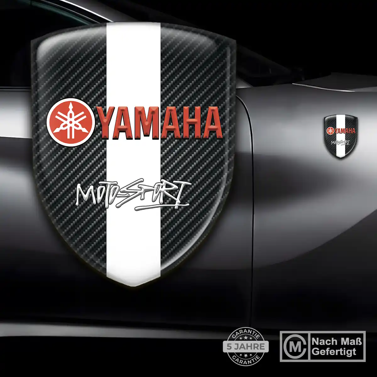 Yamaha Aufkleber Silikon Embleme Auto Stilvolles Design