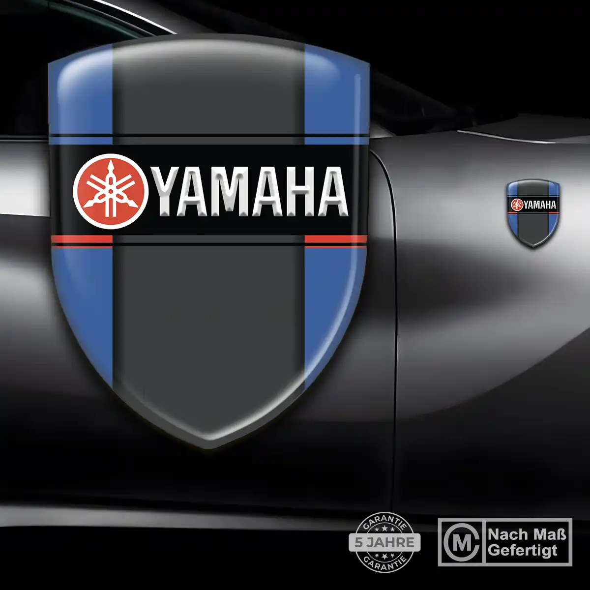 Yamaha Aufkleber Silikon Embleme Hochwertiges Harz