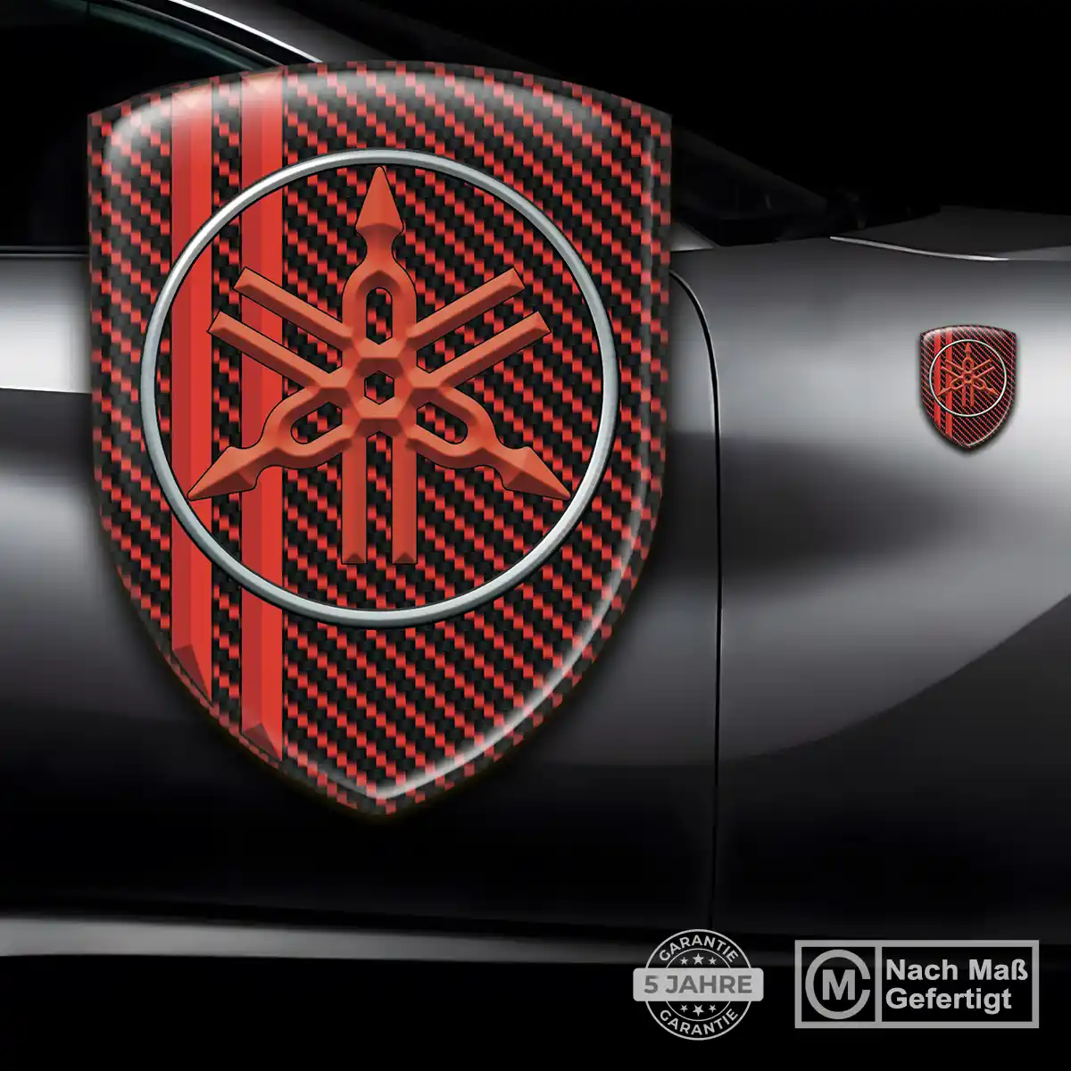 Yamaha Aufkleber Silikon Embleme Luxus-Edition