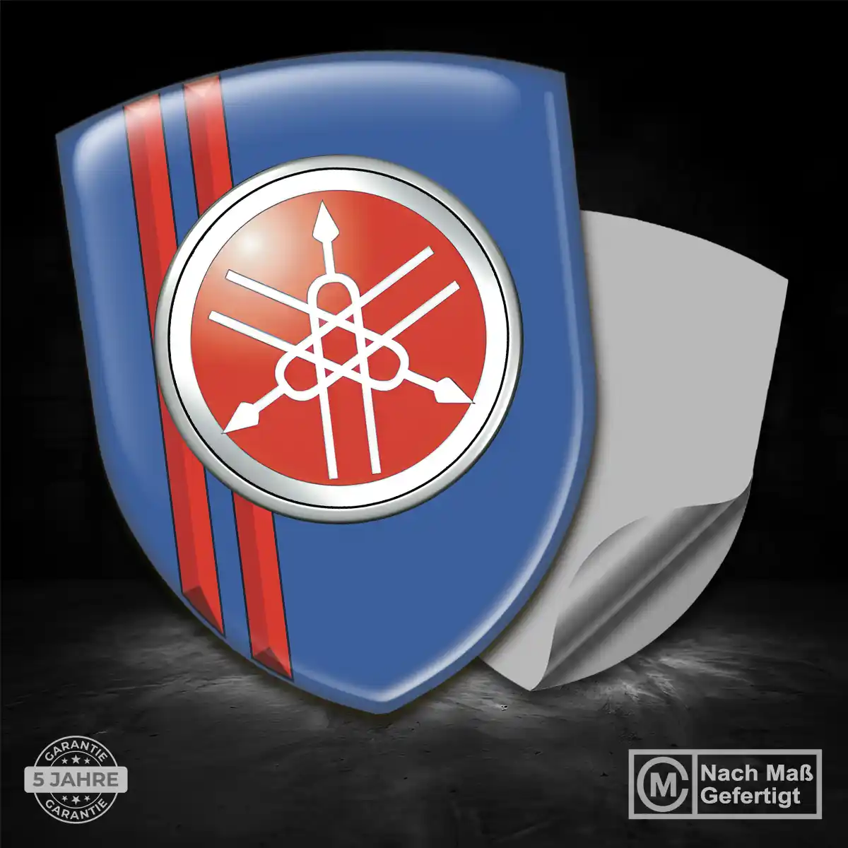 Yamaha Aufkleber Silikon Embleme Markenedition