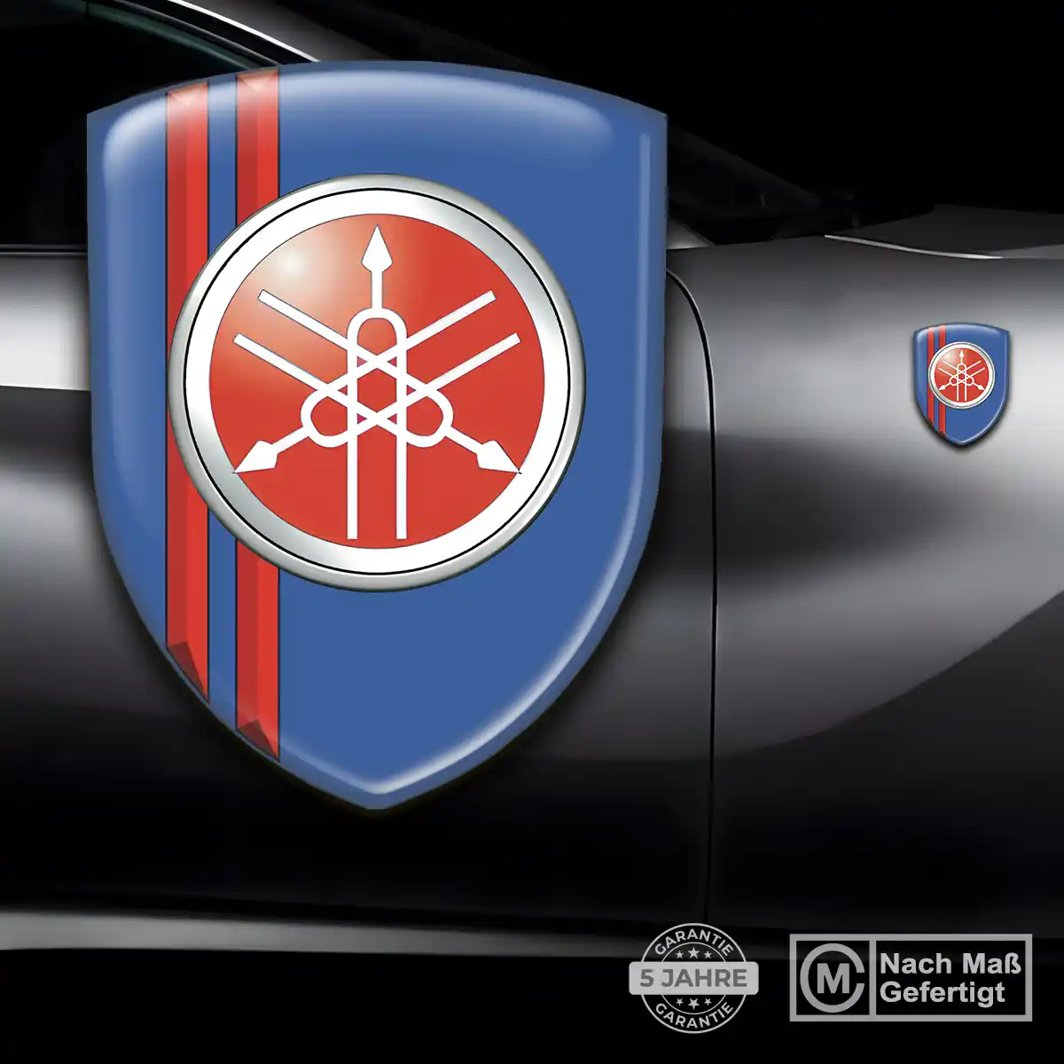 Yamaha Aufkleber Silikon Embleme Markenedition
