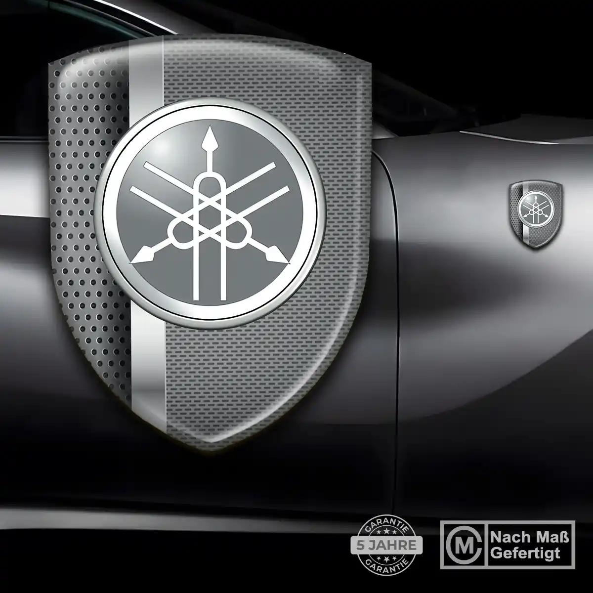 Yamaha Aufkleber Silikon Embleme Modernes Design