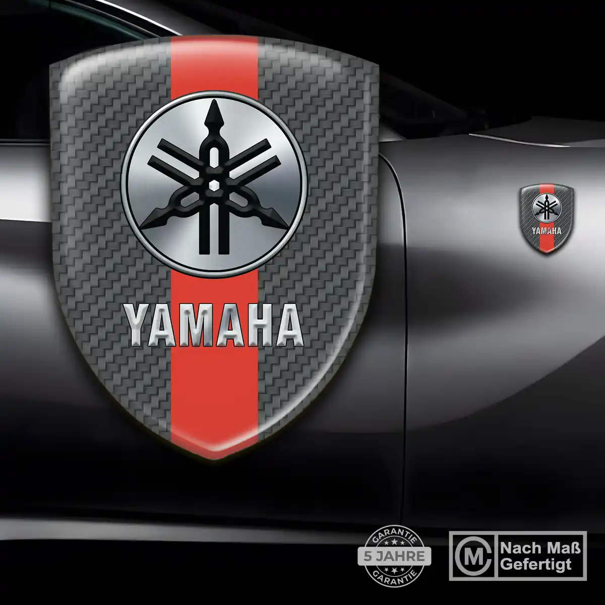 Yamaha Aufkleber Silikon Embleme Sonderedition