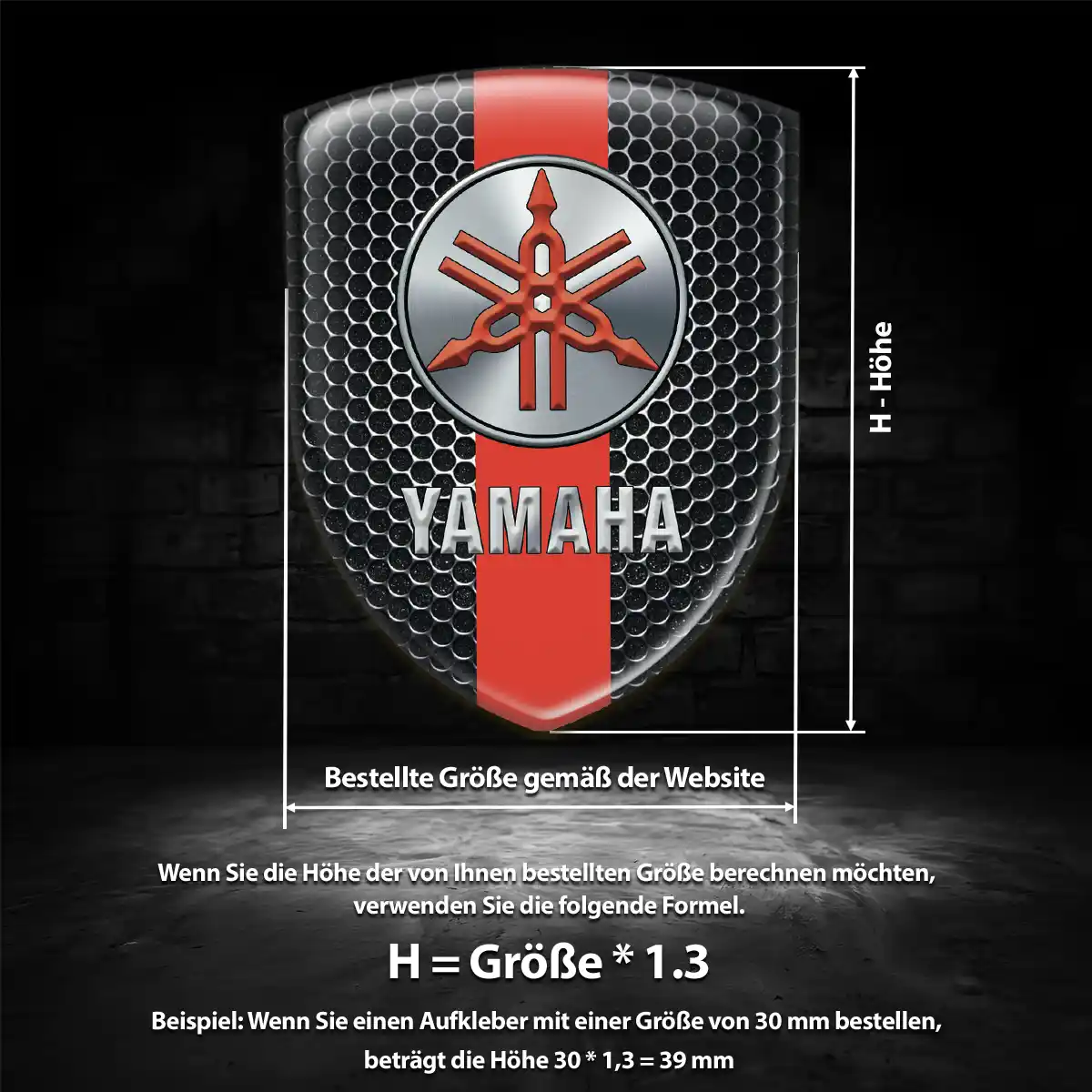 Yamaha Aufkleber Wappen Auto Anspruchsvolles Design