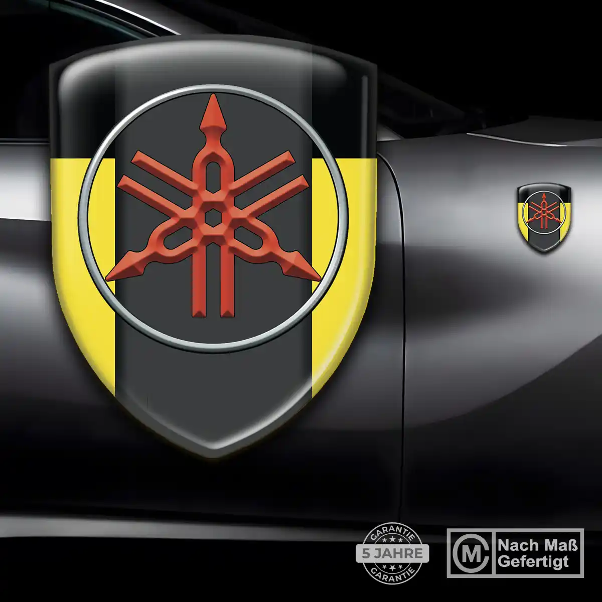 Yamaha Aufkleber Wappen Auto Überzeugende Qualität