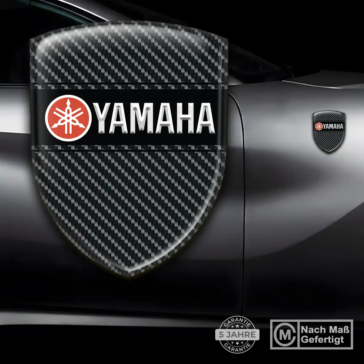 Yamaha Aufkleber Wappen Auto Edles Design