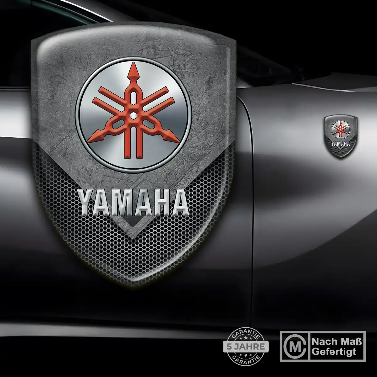 Yamaha Aufkleber Wappen Auto Elegantes Design