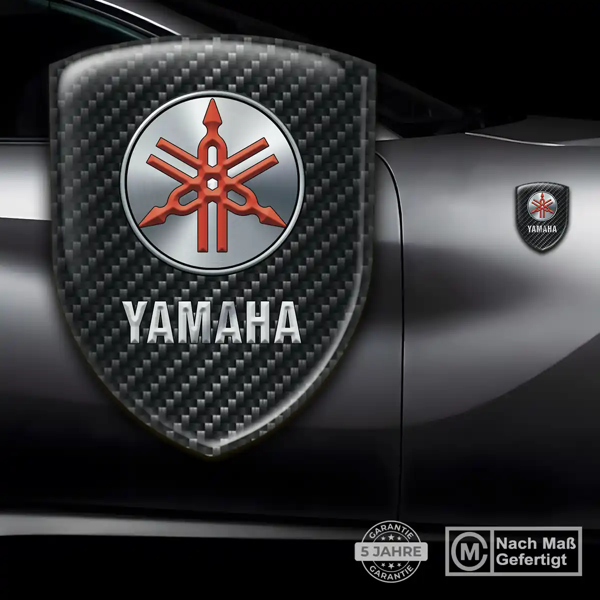 Yamaha Aufkleber Wappen Auto Exklusiv-Edition