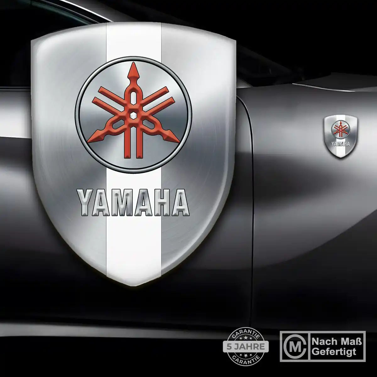 Yamaha Aufkleber Wappen Auto Exterieurdesign