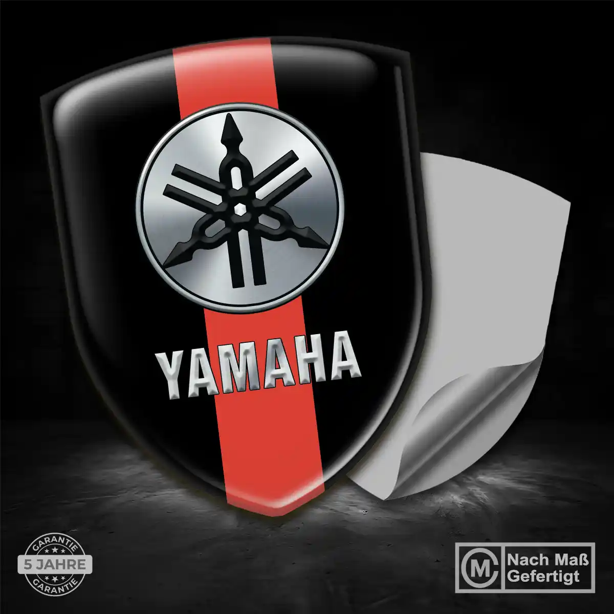 Yamaha Aufkleber Wappen Auto Luxus-Edition