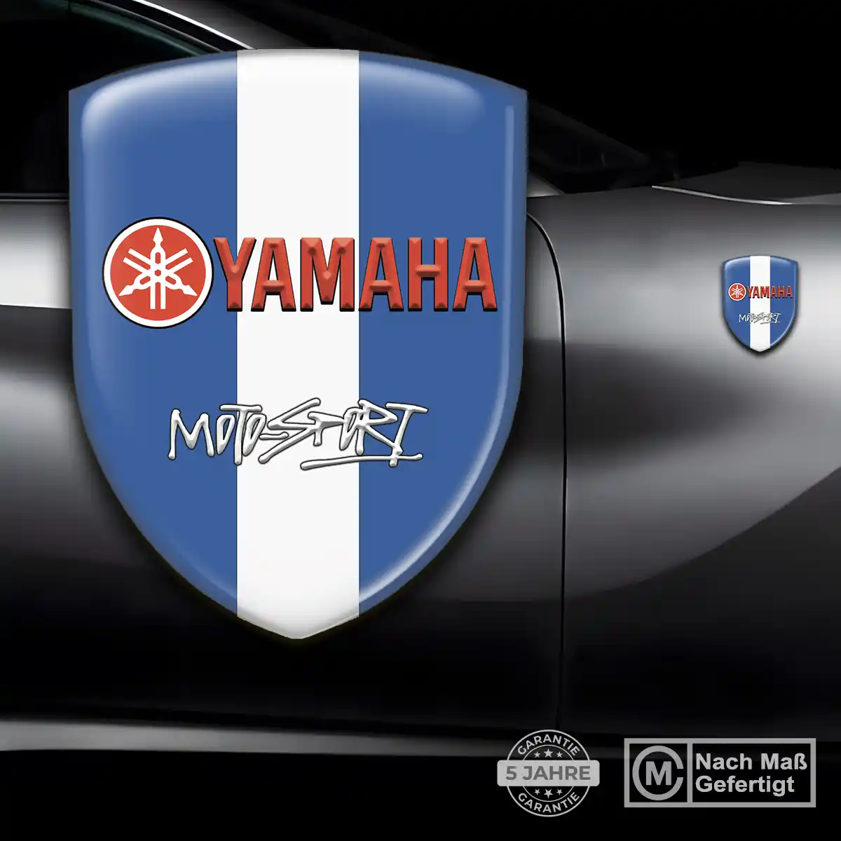 Yamaha Aufkleber Wappen Auto Markenedition